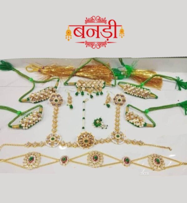 Baby Girl Jewelry Set in Enchanting Rajasthani Style