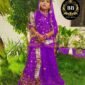 Rajputi Poshak for Girls in Lavender Color