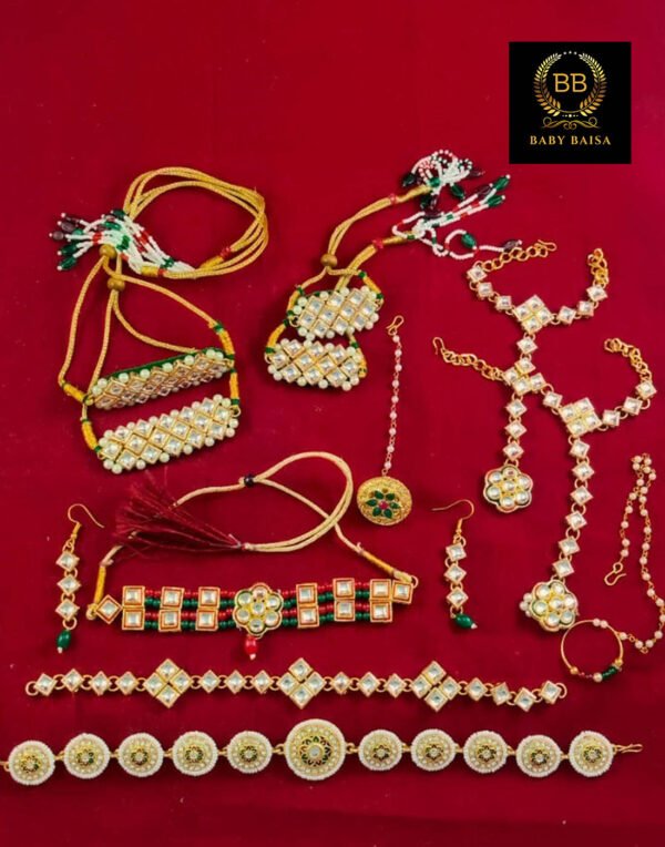 Girls Jewelry Set with Multicolor Choker from Baby Baisa Brand Girls Jewelry Set with Multicolor Choker from Baby Baisa Brand