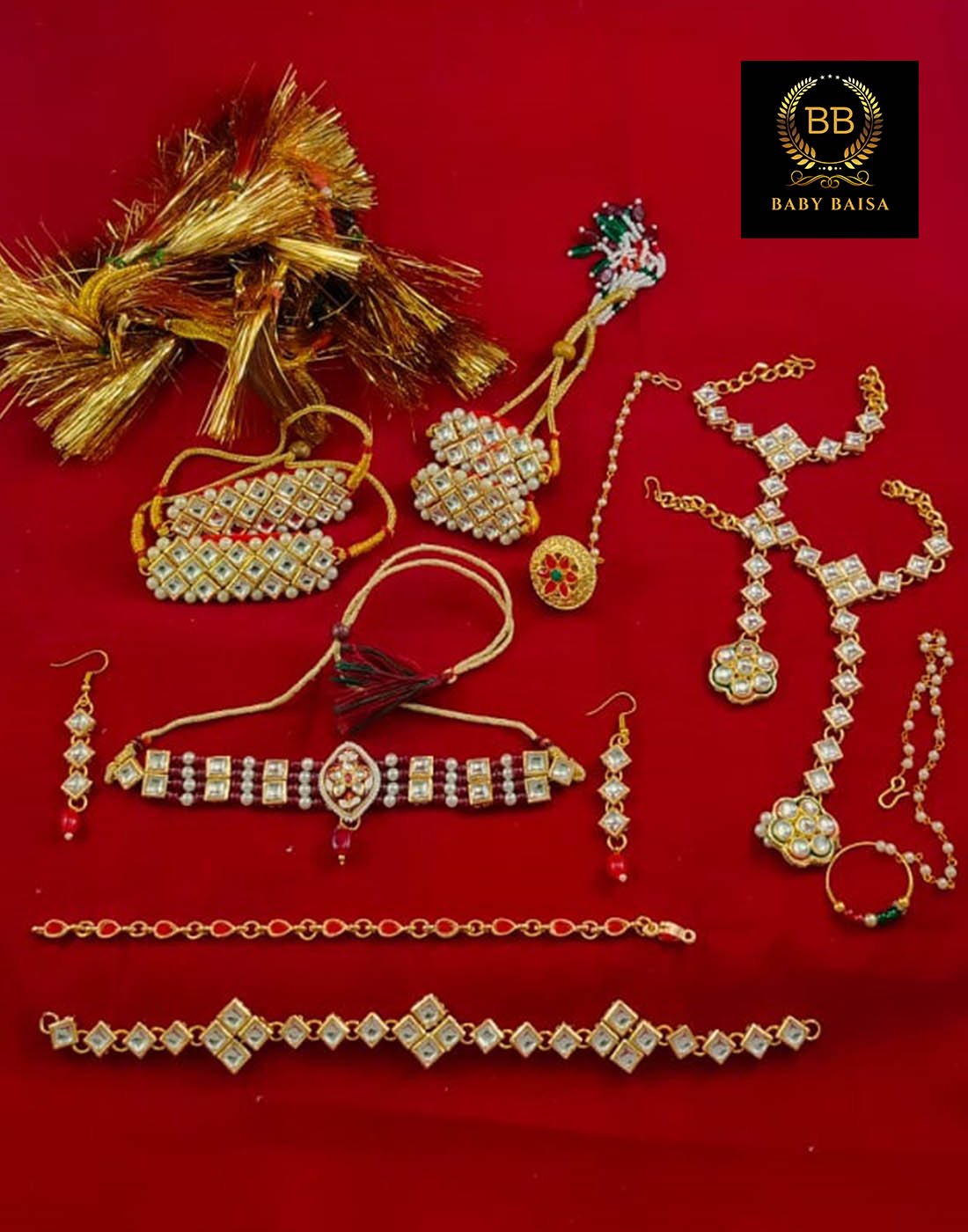 Rajputi Jewelry Set for Baby Girls by Baby Baisa Brand