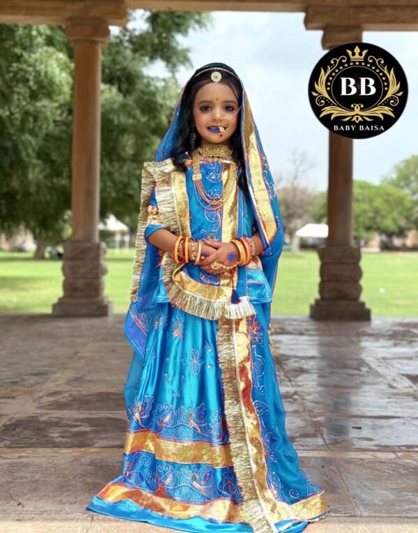 Baby Baisa Firozi Color Boutique Poshak of 2025