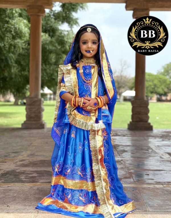 Baby Baisa Blue Color Boutique Poshak of 2025